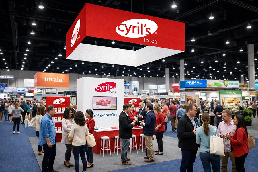 Cyril’s Foods exhibiting gourmet cake pops at retail food trade show